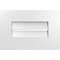 Ekena Millwork Vertical Surface Mount PVC Gable Vent: Functional, w/ 3-1/2"W x 1"P Standard Frame, 18"W x 12"H GVPVE18X1201SF - alternate 1